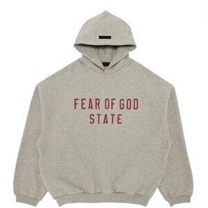 Fear of God Essentials Fleece Hoodie 'Dark Heather'